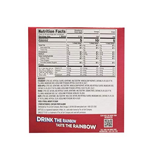 Skittles Singles To Go Drink Mix