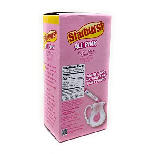 Starburst All Pink Strawberry Sugar Free Caffeine Free Powdered