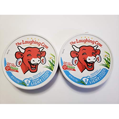 The Laughing Cow Spreadable Cheese Wedges: Light Creamy Swiss P