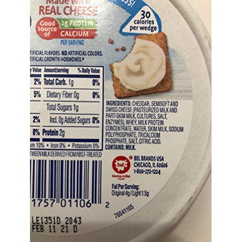 The Laughing Cow Spreadable Cheese Wedge Variety pack