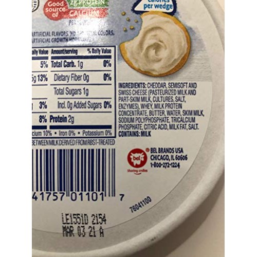 The Laughing Cow Spreadable Cheese Wedge Variety pack