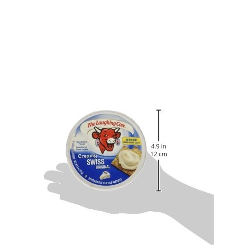 The Laughing Cow, Spreadable Cheese Wedges, 6Oz Round Pack Of 4