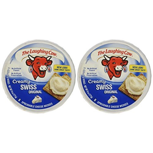 The Laughing Cow, Spreadable Cheese Wedges, 6Oz Round Pack Of 4