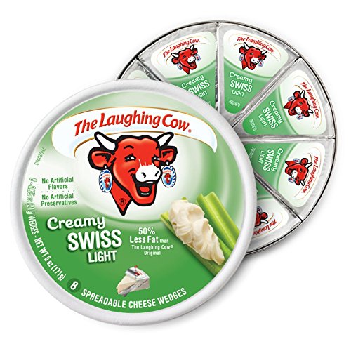 The Laughing Cow, Spreadable Cheese Wedges, 6Oz Round Pack Of 4