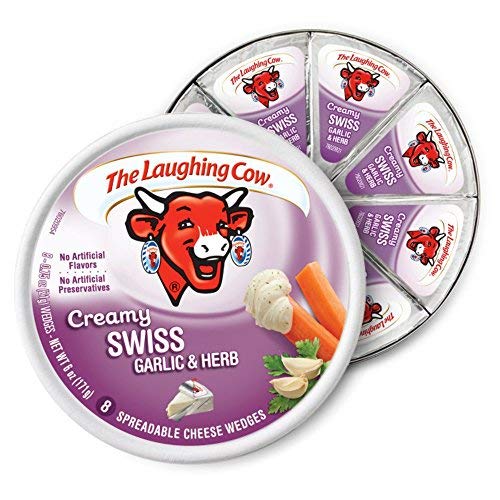 The Laughing Cow, Spreadable Cheese Wedges, 6Oz Round Pack Of 4