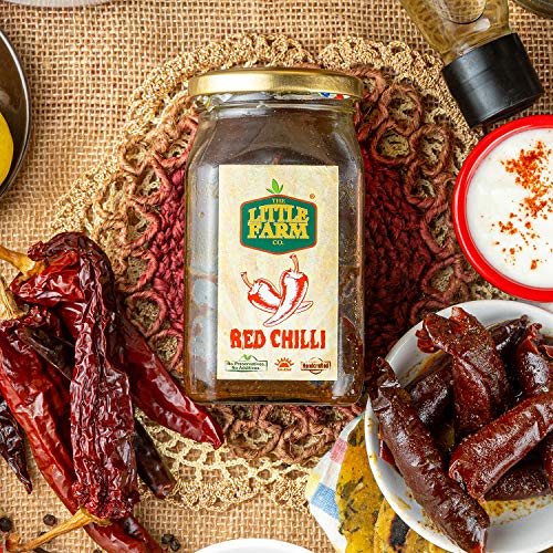 The Little Farm Haryana Red Chilli Pickle, Farm Fresh, Authent