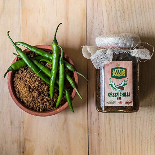 The Little Farm Haryana Sweet &Amp; Sour Green Chilli Gur Pickle,