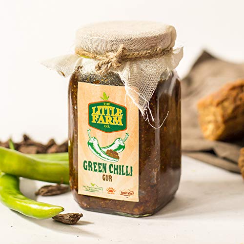 The Little Farm Haryana Sweet &Amp; Sour Green Chilli Gur Pickle,