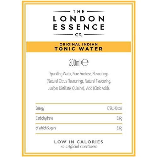 London Essence Company Tonic Water - Perfect Mixer For Your Prem