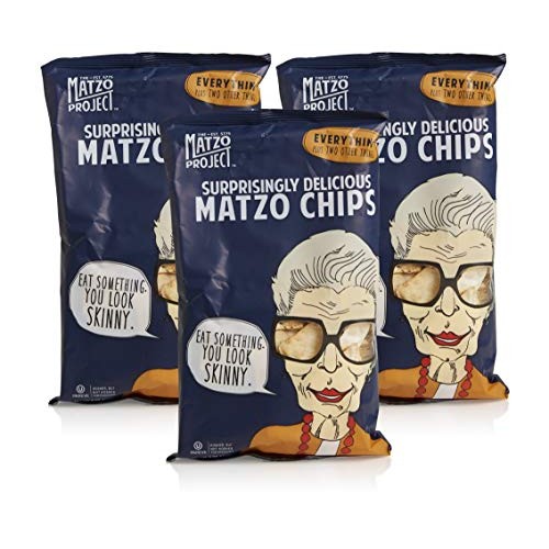 Matzo Chips, Everything, Large Bag, 6 Oz, Pack Of 3