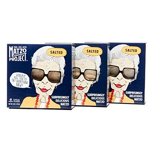 Salted Matzo From The Matzo Project, Kosher, Vegan, Nut-Free, No