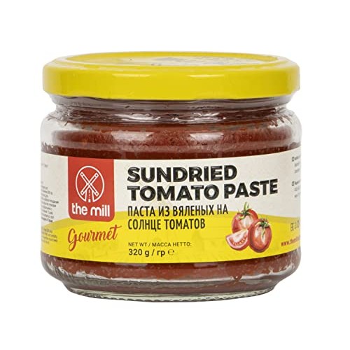 The Mill Gourmet Sundried Tomato Paste 11.29 oz 320 g Glass Ja...