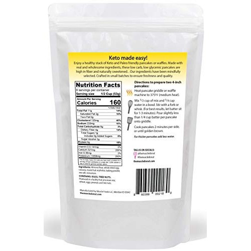 Keto Pancake &Amp; Waffle Mix | Fluffy, Gluten Free, Grain Free, Dai