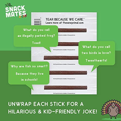 Snack Mates by The New Primal, Turkey Stick, Natural Turkey, Hig...