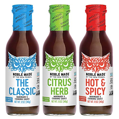 The New Primal Marinade Variety Pack - Includes Classic, Spicy &Amp;