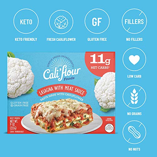 Califlour Foods Frozen Entrée Variety Pack 8-Pack - Keto Frie
