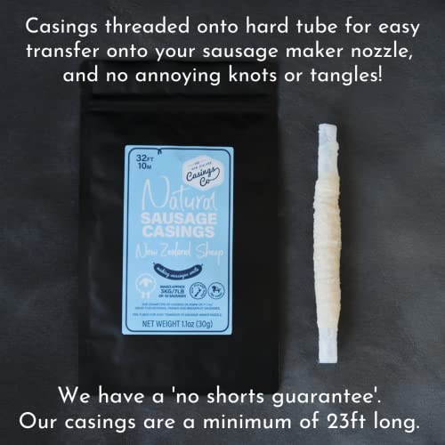 Natural Sheep Casings For Sausage Making, 32Ft Of 24-26Mm, Ideal