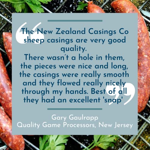 Natural Sheep Casings For Sausage Making, 32Ft Of 24-26Mm, Ideal