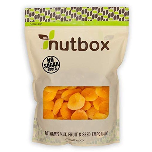 Nutbox | Dried Apricots Turkish | 2Lbs In Resealable Bulk Bags,