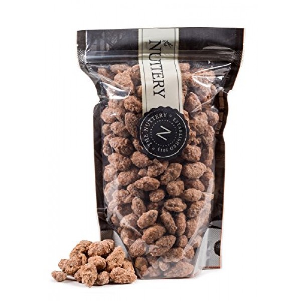 The Nuttery Cinnamon Almonds - 16oz Pouch Bag 1lb