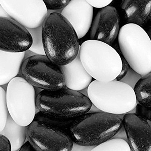 Black &Amp; White Tuxedo Jordan Almonds 5Lb Bag
