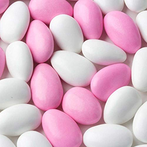 Pink &Amp; White Jordan Almonds 5Lb Bag