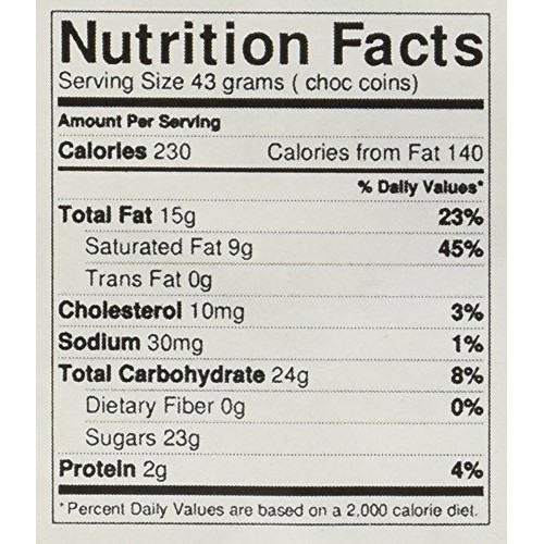 Large Gold Foiled Milk Chocolate Coins 1Lb Bag