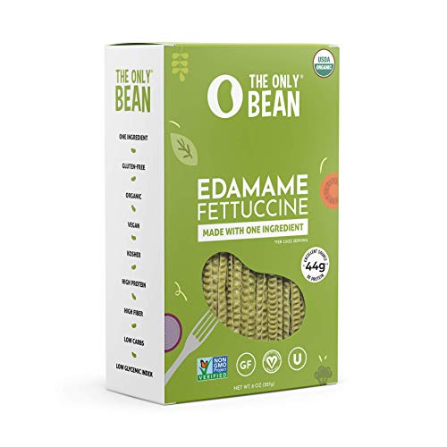 The Only Bean - Organic Edamame Fettuccine Pasta, Gluten Free No