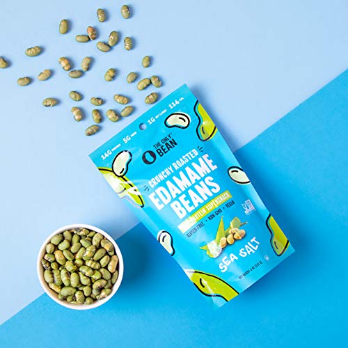 The Only Bean - Crunchy Roasted Edamame Beans Sea Salt - Keto