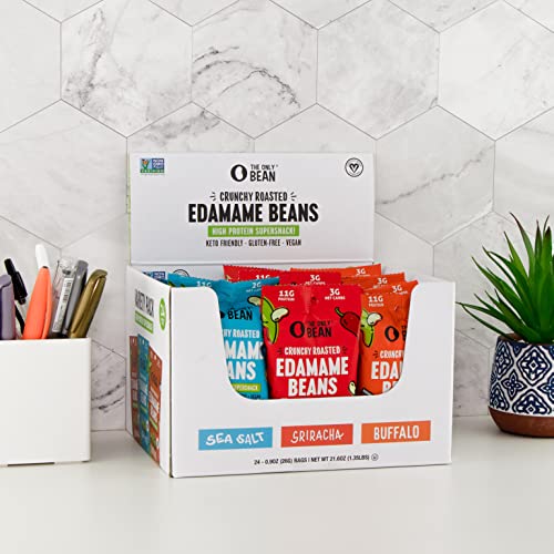 The Only Bean Crunchy Roasted Edamame - Healthy Snacks for Adult... The Only Bean Crunchy Roasted Edamame - Healthy Snacks for Adult...