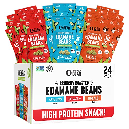 The Only Bean Crunchy Roasted Edamame - Healthy Snacks for Adult... The Only Bean Crunchy Roasted Edamame - Healthy Snacks for Adult...