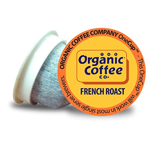 The Organic Coffee Co. French Roast 80 Ct Dark Roast Compostable
