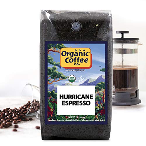The Organic Coffee Co. Hurricane Espresso Whole Bean Coffee 2Lb