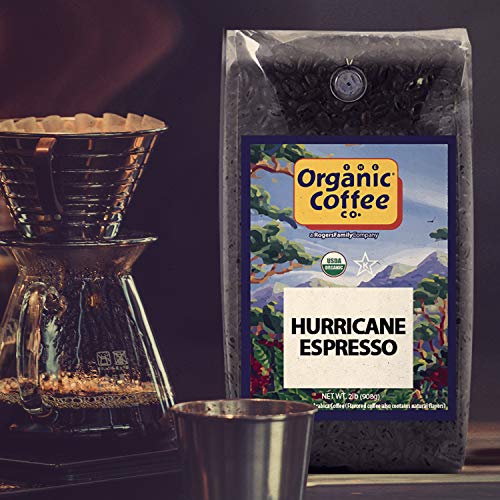 The Organic Coffee Co. Hurricane Espresso Whole Bean Coffee 2Lb