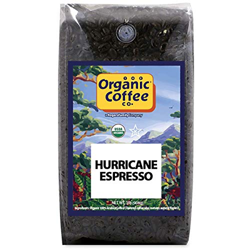 The Organic Coffee Co. Hurricane Espresso Whole Bean Coffee 2Lb