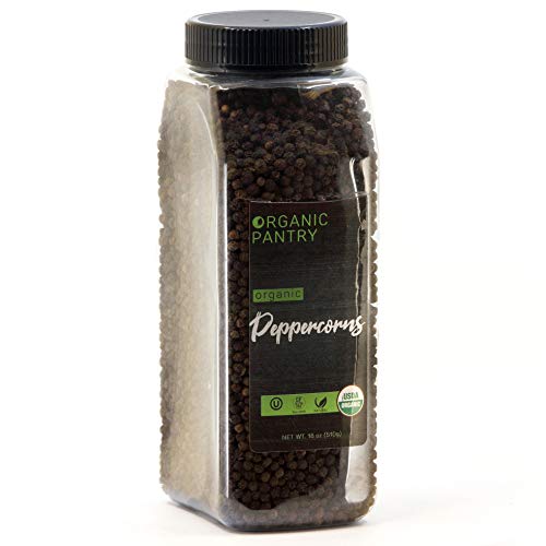 The Organic Pantry Organic Peppercorns – 18Oz Tub - Usda Organic