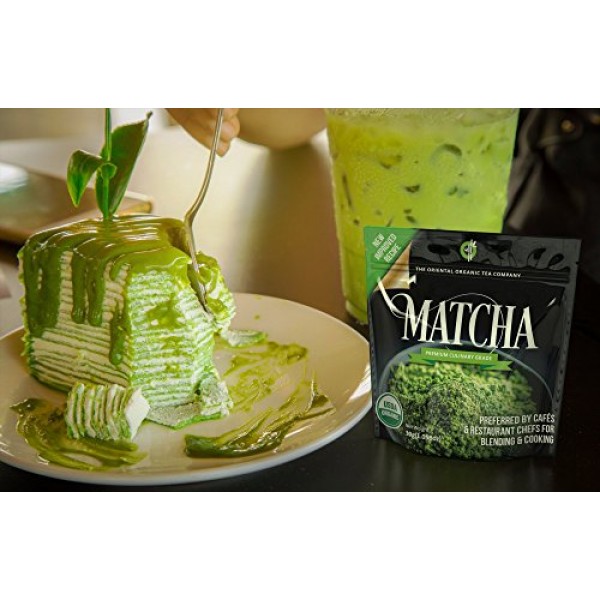 The Oriental Organic Matcha Green Tea Powder Organic-Premium Cu...