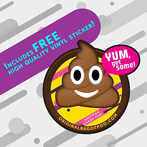 The Original Bag Of Poo, Poop Emoji Brown Cotton Candy For Nov The Original Bag Of Poo, Poop Emoji Brown Cotton Candy For Nov