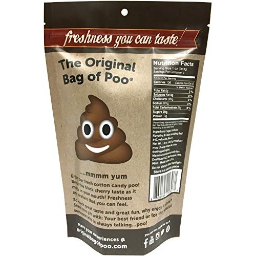 The Original Bag Of Poo, Poop Emoji Brown Cotton Candy For Nov The Original Bag Of Poo, Poop Emoji Brown Cotton Candy For Nov