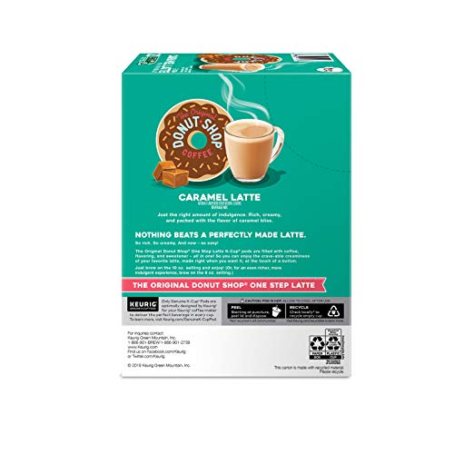 The Original Donut Shop Caramel Latte, Keurig Single Serve K Cup