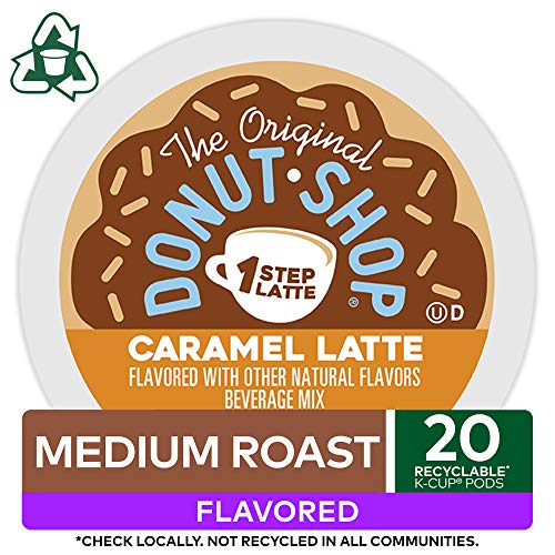 The Original Donut Shop Caramel Latte, Keurig Single Serve K Cup