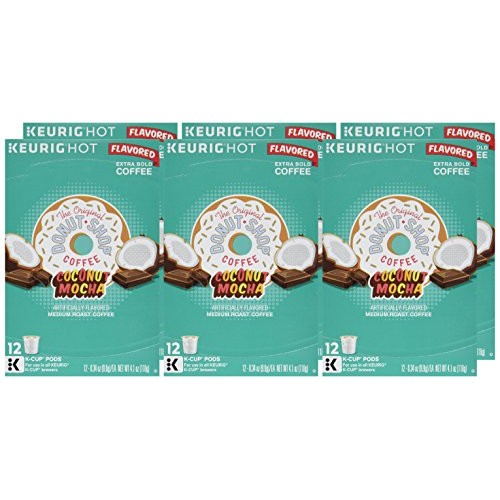The Original Donut Shop Coconut Mocha, Single-Serve Keurig K-Cup