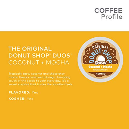 The Original Donut Shop Coconut Mocha, Single-Serve Keurig K-Cup
