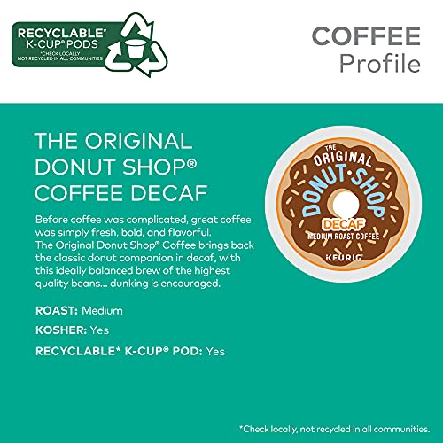 The Original Donut Shop Decaf Keurig Single-Serve K-Cup Pods, Me