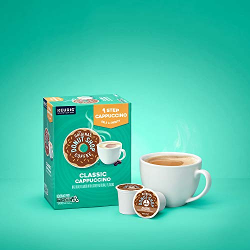 The Original Donut Shop One-Step Classic Cappuccino, Keurig Sing