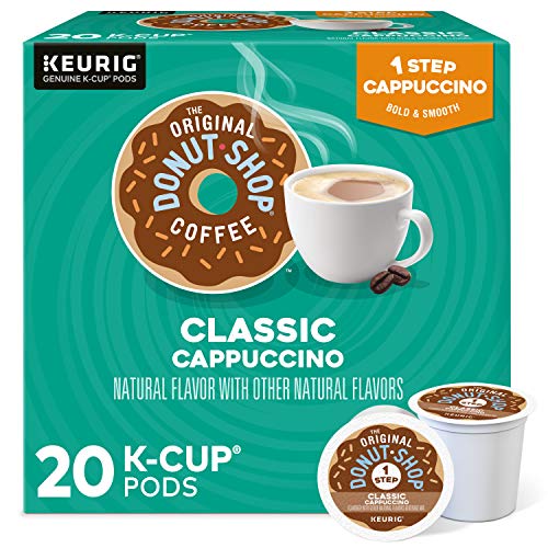 The Original Donut Shop One-Step Classic Cappuccino, Keurig Sing