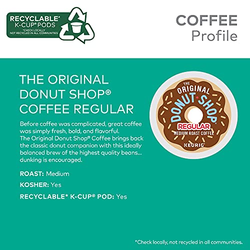 The Original Donut Shop Regular, Keurig Single-Serve K-Cup Pods,