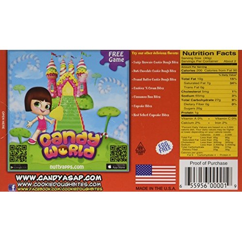 Chocolate Chip Cookie Dough Bites 1 Box