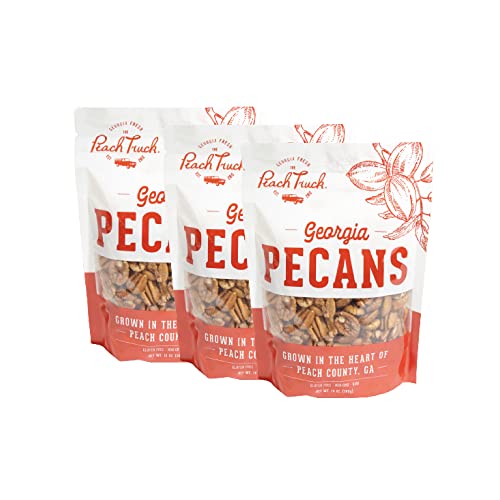 The Peach Truck Raw Pecan Trio 3 Pack | Raw Unsalted Pecans | Go...