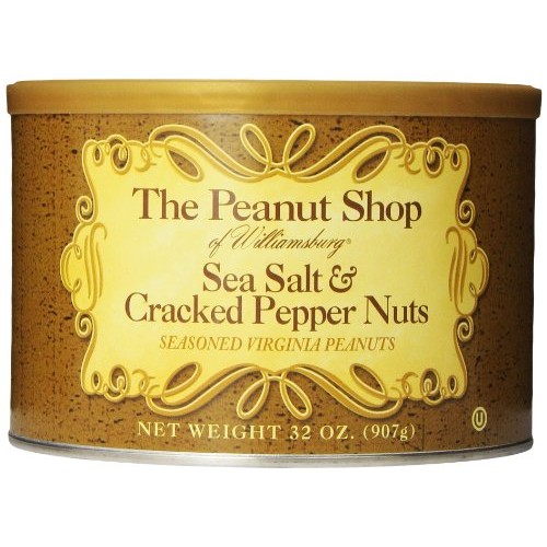 The Peanut Shop Of Williamsburg Seasoned Virginia Peanuts, Sea S